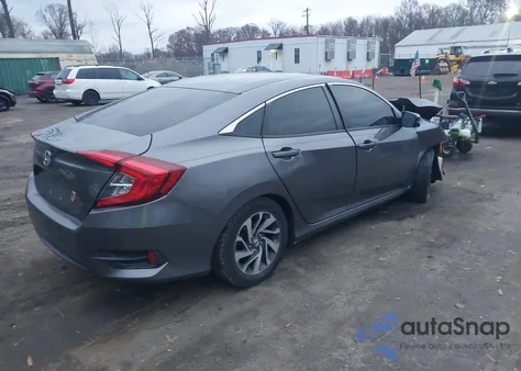 2016 Honda Civic Ex z USA, uszkodzony, nr VIN 2HGFC2F74GH526477